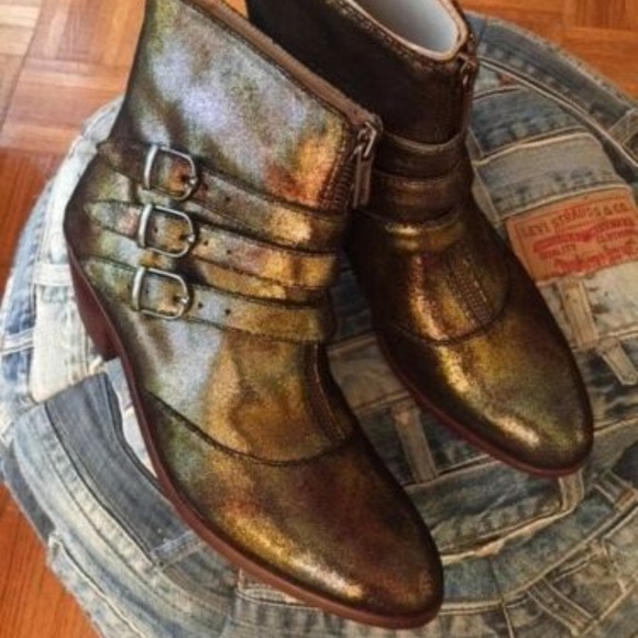 MODERN VICE JASPER 3 BRONZE METALLIC 7.5 Boots - Picture 1 of 7
